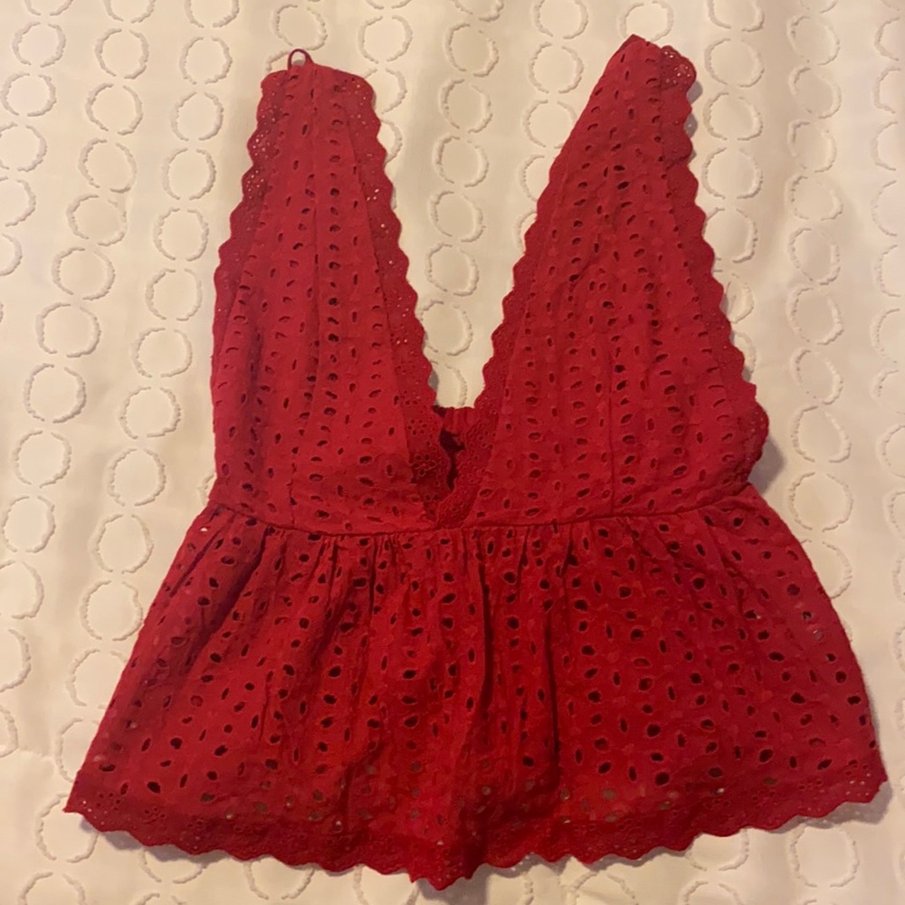 Red Summer Top